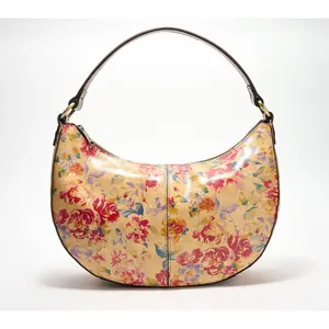 Patricia Nash Leather Eirene Crescent Hobo