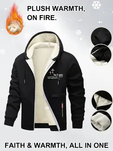 Street Style Smile Print Hoodie, Casual Loose Fit Winter Sweatshirt, Cartoon Pattern Fitted Design, Trendy Streetwear for Men & Women