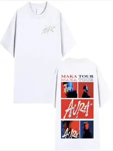 Rapper Makka Olar's 2025 Tour Concert Merchandise - T-shirts for Men and Women - Fashion Hip-Hop T-Shirts - Summer Casual Short-Sleeved T-Shirts - Streetwear