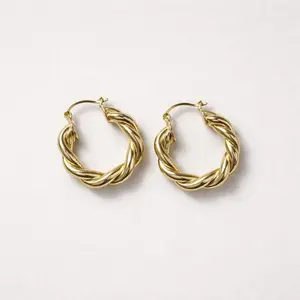 Small Braided Hoops