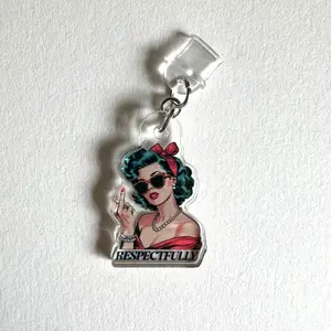 Respectfully Device Dust Plug Charm for Kindle and USB-C, iPhone, or Android Devices
