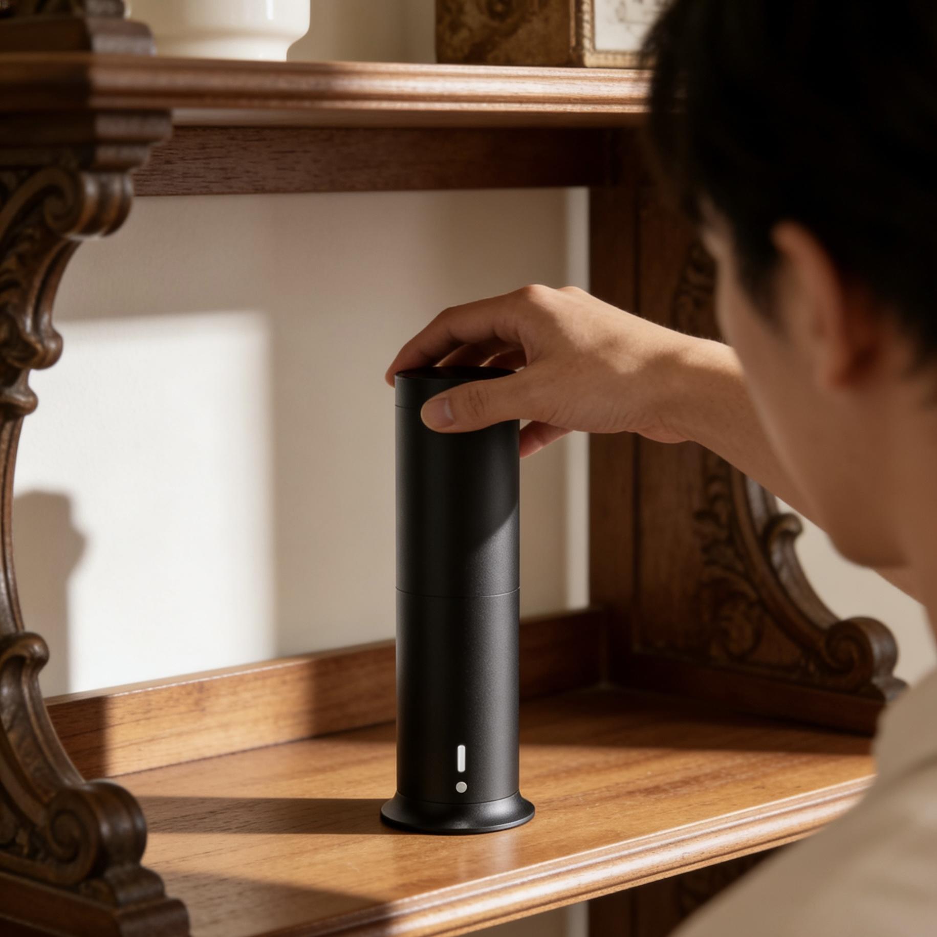 Scentiment Tall Air 2: La Jument Lighthouse Edition – The Tallest, Sleekest Waterless Smart Diffuser for Large Rooms (Covers 800 SqFt, Wi-Fi, Rechargeable, 3 Hotel Oils)