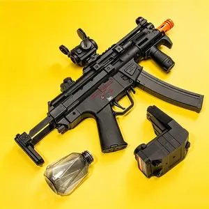 Electric feed Gel Ball Toy MP5，with a non-removable orange muzzle