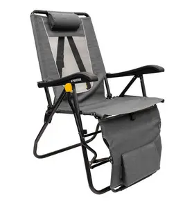 GCI Outdoor Legz Up Lounger Chair - Heathered Pewter