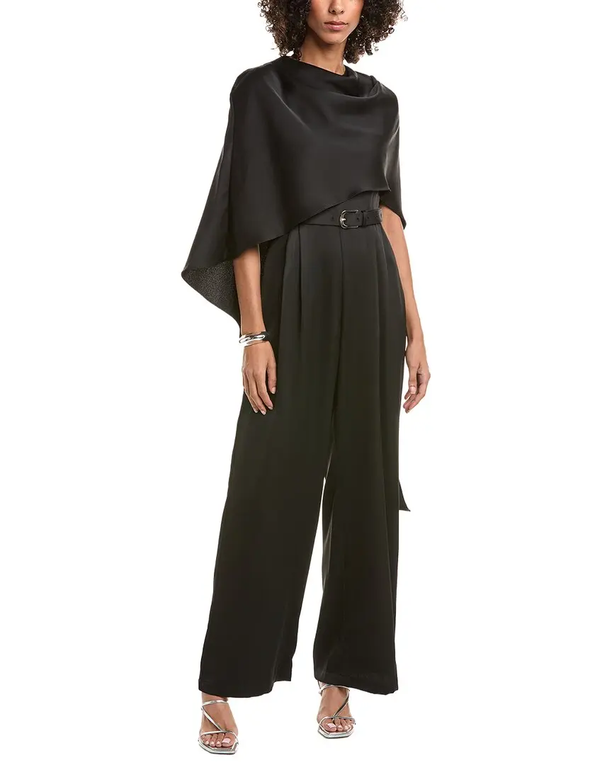Halston Paulette Crepe Jumpsuit