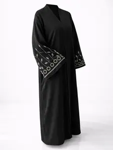 Luxury Pearl Eid Abaya for Women - Elegant Ramadan Modest Dress with Pearl Embroidery & Premium Fabric for Eid Prayer & Special Occasions