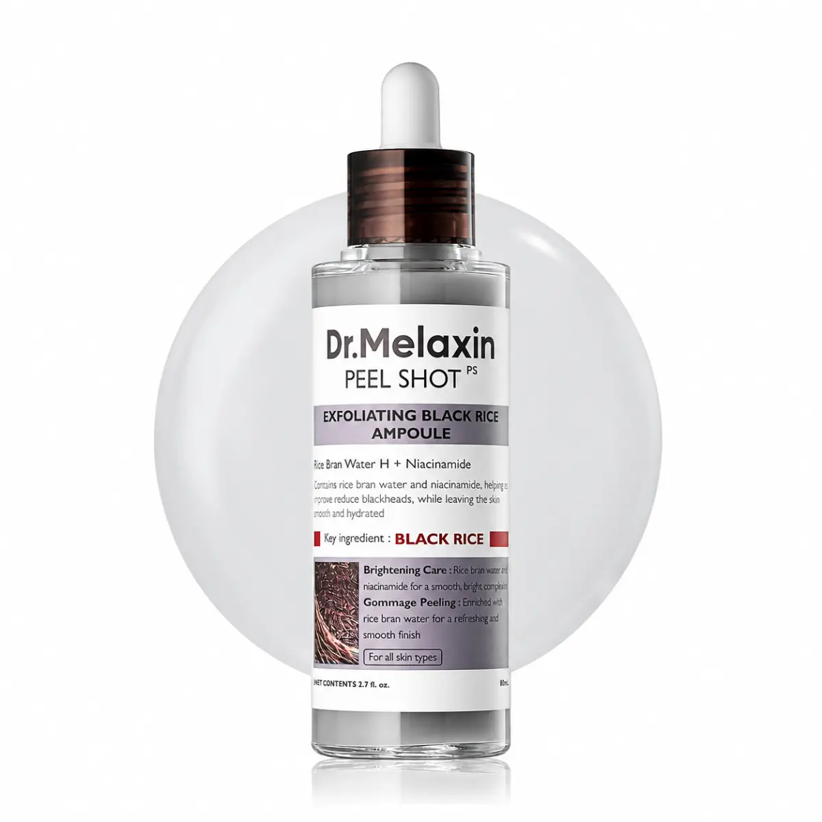[‮nixaleM.rD‬] Peel Shot Black Rice Exfoliating Ampoule
