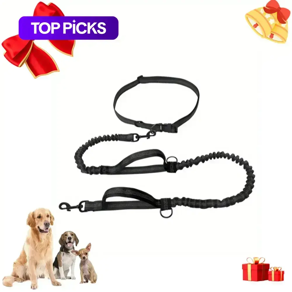 Dog Leash, Portable Dog Traction Rope with Reflective Stripe, Flexi Leash, Adjustable Pet Walking Accessories for Small Medium Large Dogs, Pet Supplies, Valentine's Day Gift, Puppy Leash