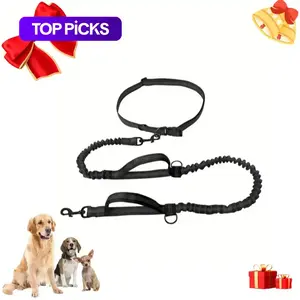 Dog Leash, Portable Dog Traction Rope with Reflective Stripe, Flexi Leash, Adjustable Pet Walking Accessories for Small Medium Large Dogs, Pet Supplies, Valentine's Day Gift