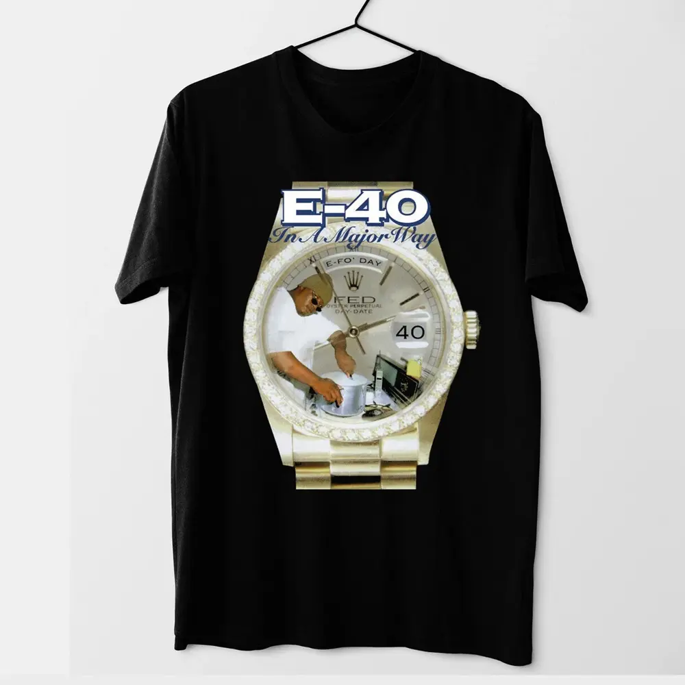 E 40 Rapper Graphic Tee Shirt