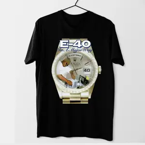 E 40 Rapper Graphic Tee Shirt