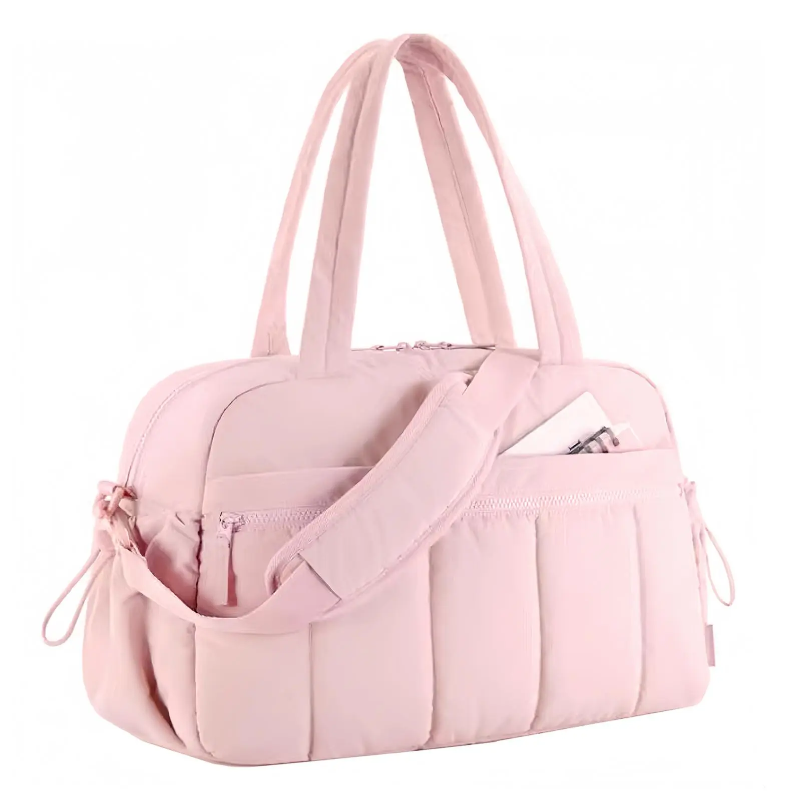 Large Capacity Water Resistant Duffle Bag - Travel Weekender with Wet Pocket, Multi-Compartment Athletic Fitness Carry-On, Lightweight Shoulder Handbag, Athletic Bag, Fitness Bag
