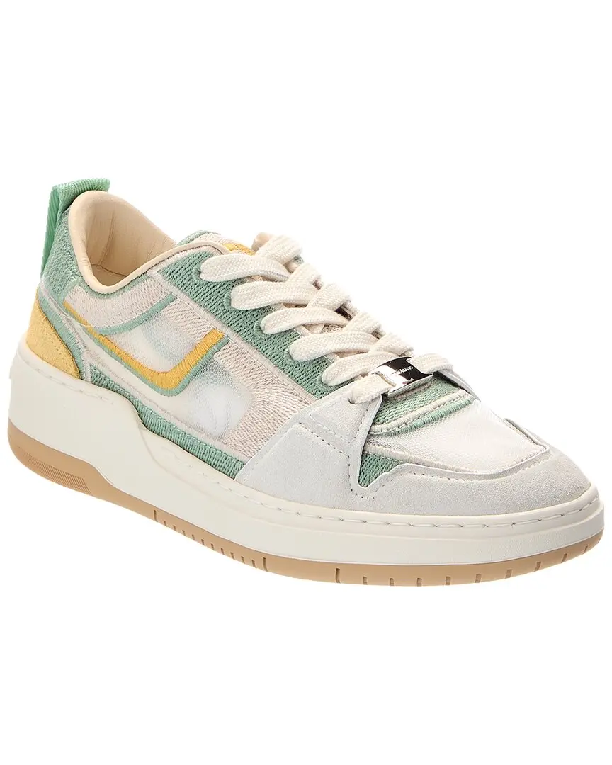 Ferragamo Destiny Leather Sneaker