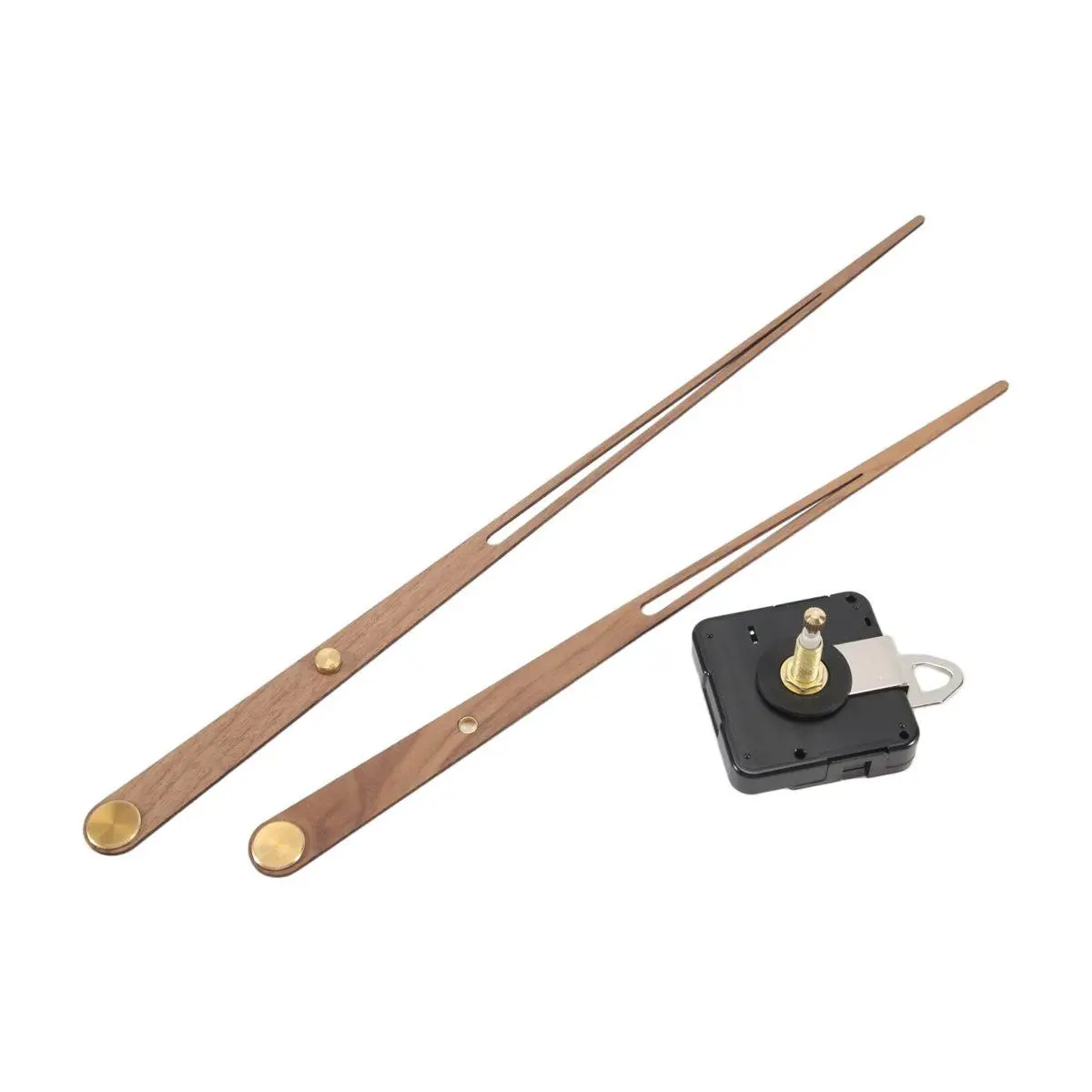 High Torque Clock Movement Mechanism Large Wall Quartz Clock Long Hands Walnut Wood DIY Repair Parts Replacement 31mm