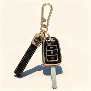 Key Fob Cover Case Compatible for Honda 2013-2016 Accord Crosstour 2014-2015 CR-V Civic 2016-2017 HR-V Keyless Entry Remote Key Fob