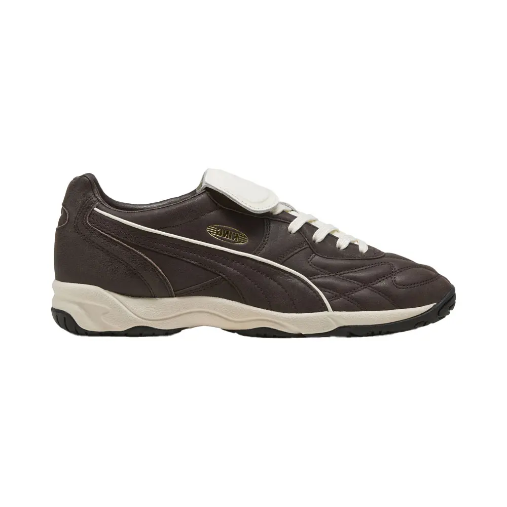 PUMA Mens King Indoor Premium Lace Up Sneakers Shoes Casual - Brown