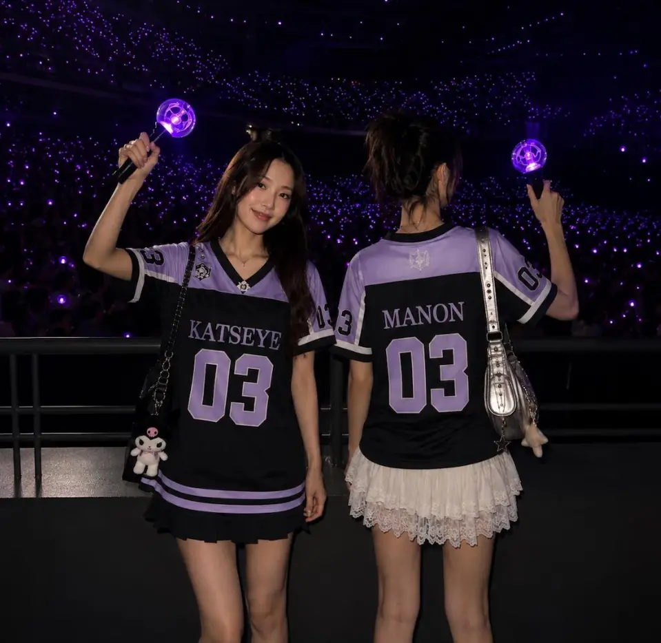 KatSSeye Wildworld Baseball Jersey, Kpop Fan Shirt, Concert Outfit, Music Lover Gift, Tour Inspired Apparel