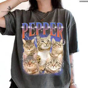 Custom Pet Dog Cat Vintage 90's Bootleg T-Shirt, Sweater, Hoodie, Personalized Pet Lover Sweatshirt Tee Outfit Inspo , Global Trending Outfits