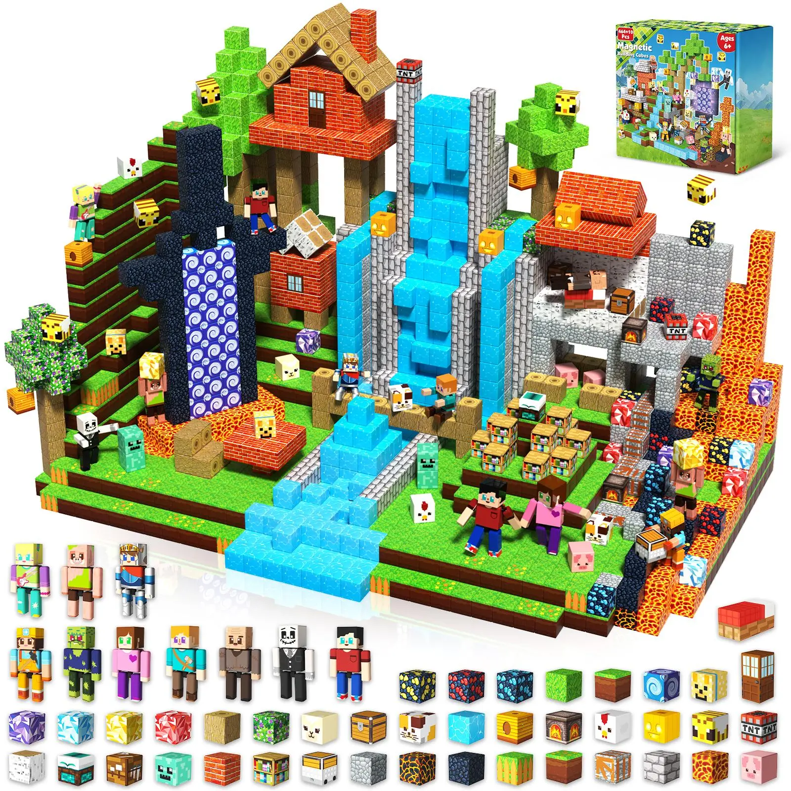 464 building blocks + 10figures