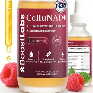 Liposomal NAD+ Supplement Liquid Drops - High Potency NMN Alternative for Cellular Energy, Healthy Aging & Brain Fog - Fast-Absorbing NAD Liquid Formula (2oz)