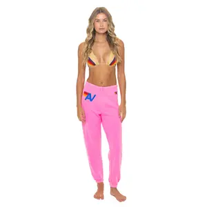 LOGO SWEATPANTS - NEON PINK