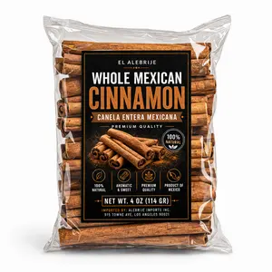 El Alebrije - Authentic Mexican Cinnamon Sticks 4 Oz (114 Gr) - Canela Entera Oaxaqueña Calidad Premium - Premium Quality | Imported from Mexico