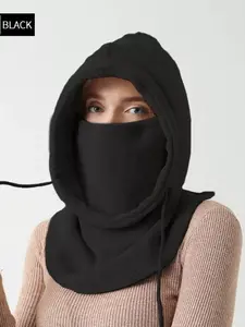 Winter Fleece Warm Headband with Windproof Face Mask Design, Multifunctional Cold Protection Scarf, Skiing Riding Outdoor Sports Gift