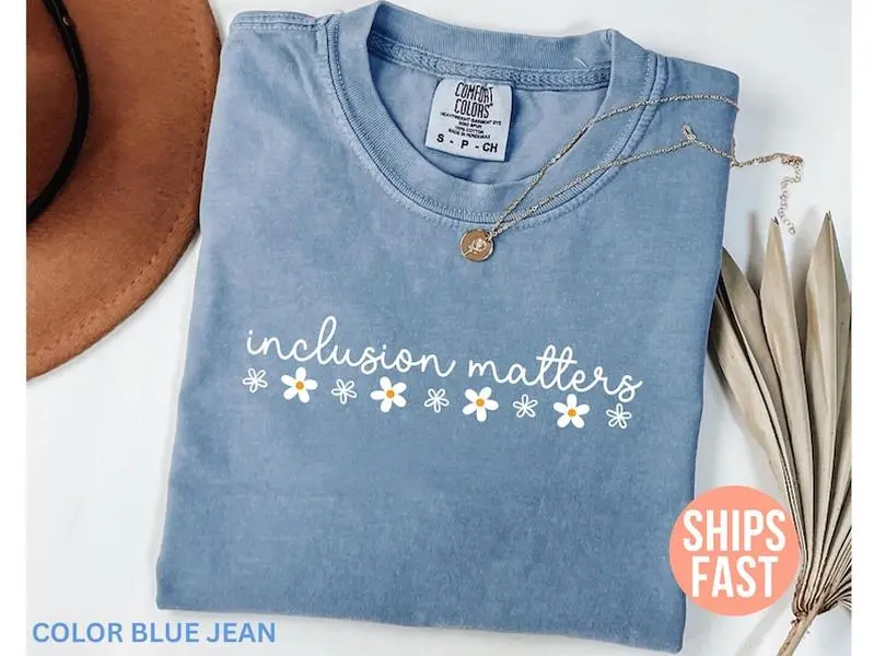 Comfort Colors® Inclusion Matters Shirt, Neurodiversity Shirt, Inclusion Shirt, Special Education Shirt, Autism Awareness, Autism Teacher