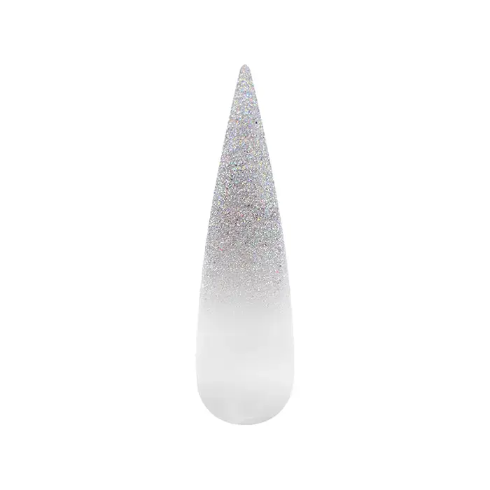 Air Ombre Spray Powder Nails - Metallic Silver Colors - AO133