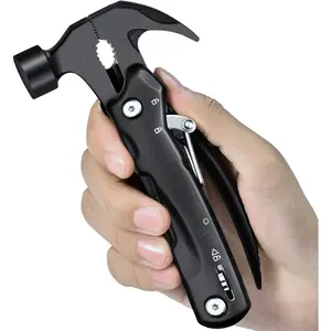 Gifts for Men Dad Husband Christmas, All in One Tools Mini Hammer Multitool,  Anniversary Birthday Camping Gifts Ideas for Man Him Boyfriend Grandpa, Cool Stocking Stuffers for Men