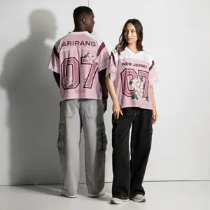 Pick Your City ARIRANG World Tour 2026 Football Jersey, Spandex Blend Mesh Soccer Shirt, Custom City Retro Streetwear Jersey For Men Women