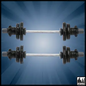 Pair of Small Dumbell Weights for WWE & AEW Wrestling Action Figures