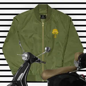 UGLY LUXURY BRAND Premium recycled bomber jacket