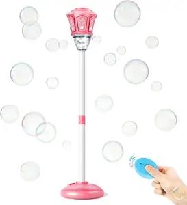 【FathersDayGift】SEESE Bubble Maker For Kids - Adjustable Height Stand, Auto Blaster with Music, Perfect for Backyard,FunIdeal for Outdoor Parties Holiday gifts