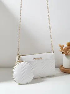 Simple Single Compartment Crossbody Bag with Small Wallet, Stylish and Functional Shoulder Bag for Everyday Use