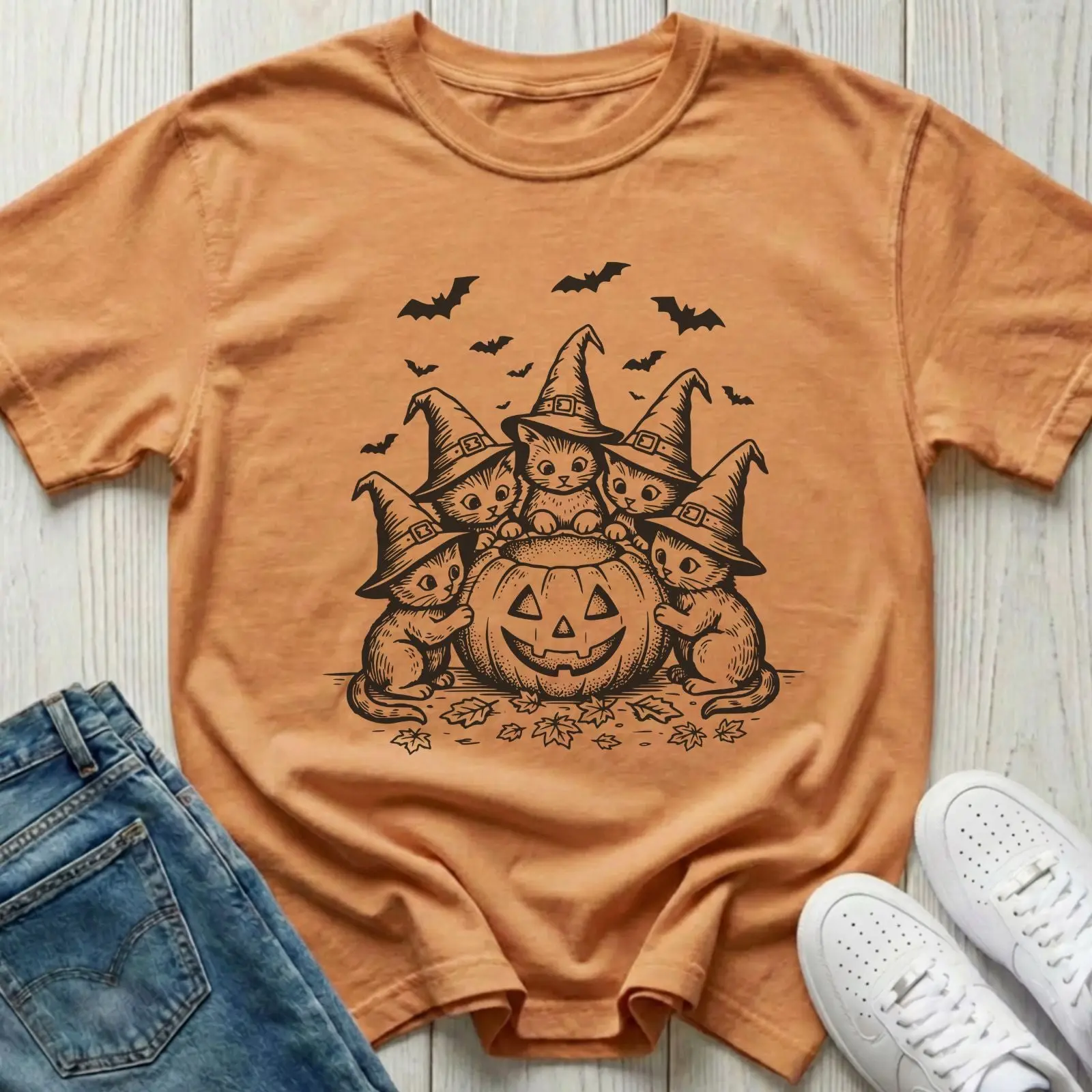 Kitty Coven Halloween T-shirt