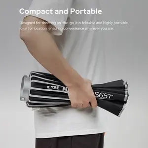 Godox S120T 120cm/47.2in Quick Release Umbrella Softbox Professional Foldable Softbox with Standard Bowen Mount & Diffusers for Photography Studio Photography Portrait Live Stream