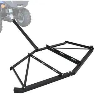 GARVEE 74" Driveway Drag with Adjustable Bolts & Reinforcement Bars - Tow Behind Harrow for ATVs and UTVs, Perfect for Leveling and Grading Your Driveway or Lawn with Ease and Efficiency.