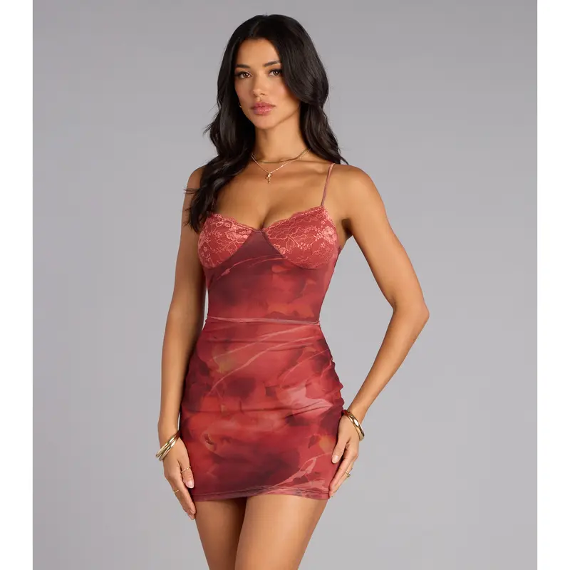 mini dresses women PRETTYGARDEN Women's Short Sleeve Mini Dress Summer V Neck Hollow Out