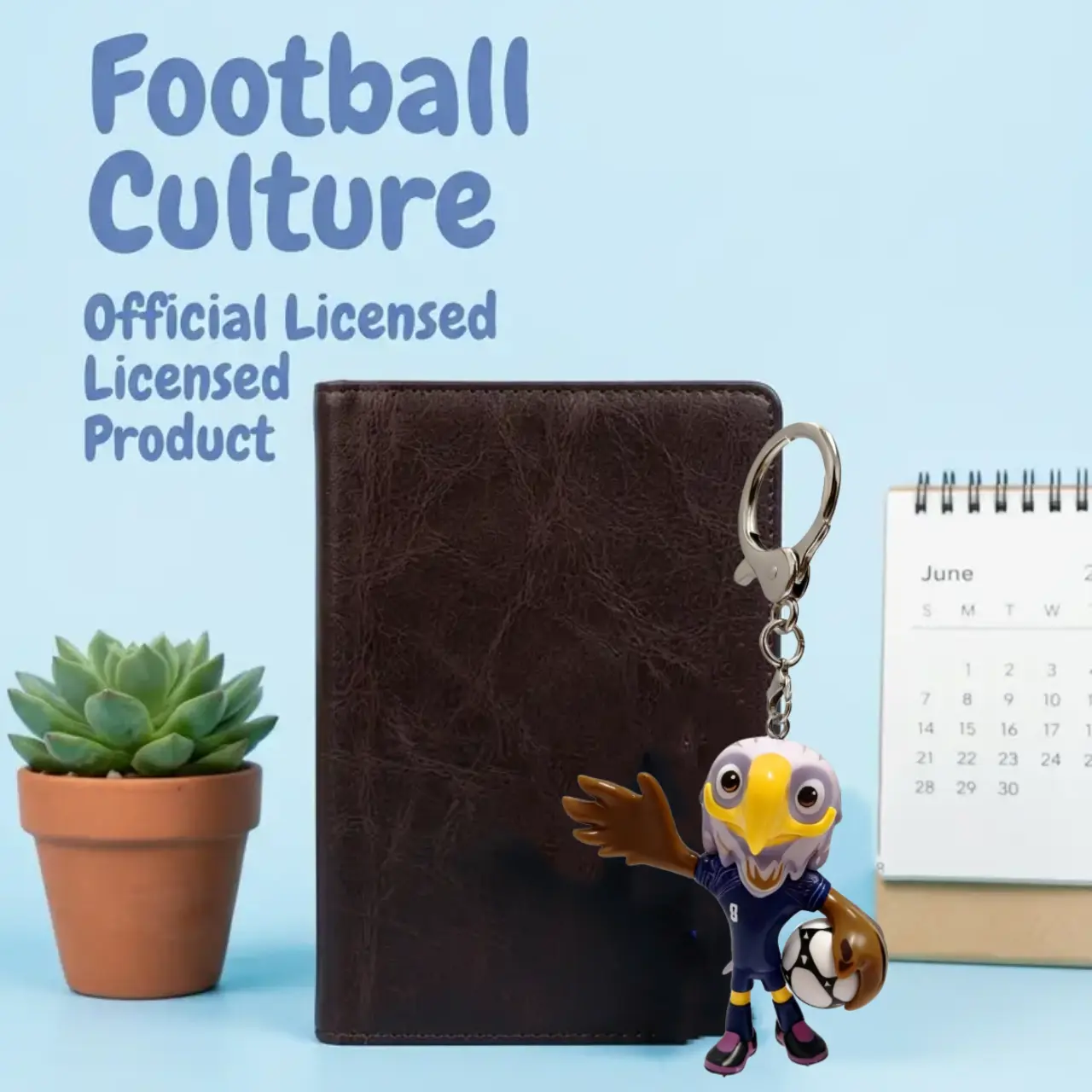 2026 FIFA World Cup Official Eagle Mascot Keychain – Carry the Game Everywhere!