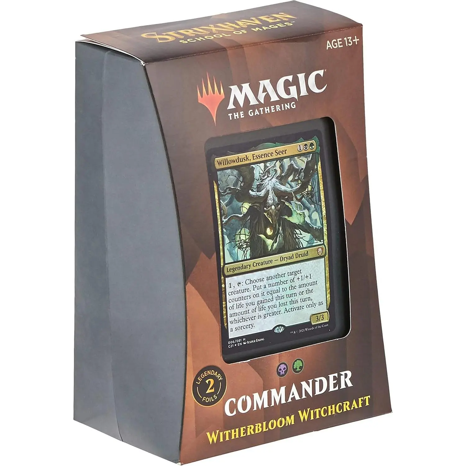 Magic: the Gathering Strixhaven Commander Deck – Witherbloom Witchcraft (Black-Green)