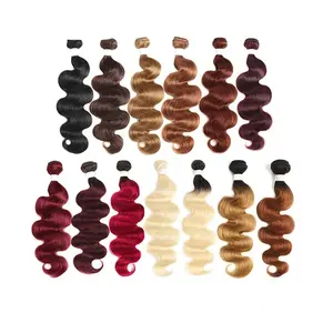 Color Human Hair Body Wave Bundles
