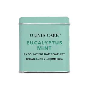 Eucalyptus Mint Exfoliating Bar Soap Tin