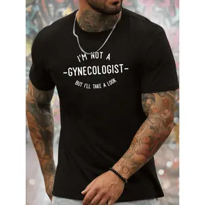 Not a Gynecologist But Ill Take a Look Men Rounding Neck Casual T Shirt for Summer
