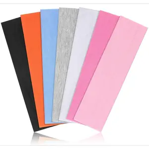 7Pcs Solid Color High Elasticity Headbands Yoga Exercise Headband Hair Accessories Sweat Absorbing Wide Edge Headband