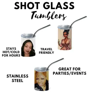 3 oz. customizable hot/cold shot tumbler Stylish Drinkware Portable