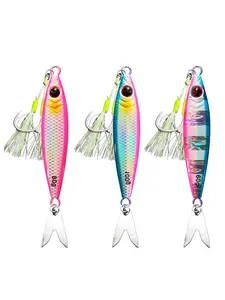 AS 3pcs Slow JIg Pesca Lure Fishing Glow Jig Slow Falling Angler 40g60g80g100g Metal Hard Bait Sinking Jigging Leurre Bait
