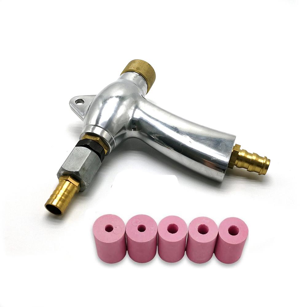 Sandblaster Gun Air Sand Blasting Ceramic Nozzles Kit for Sandblaster Cabinet