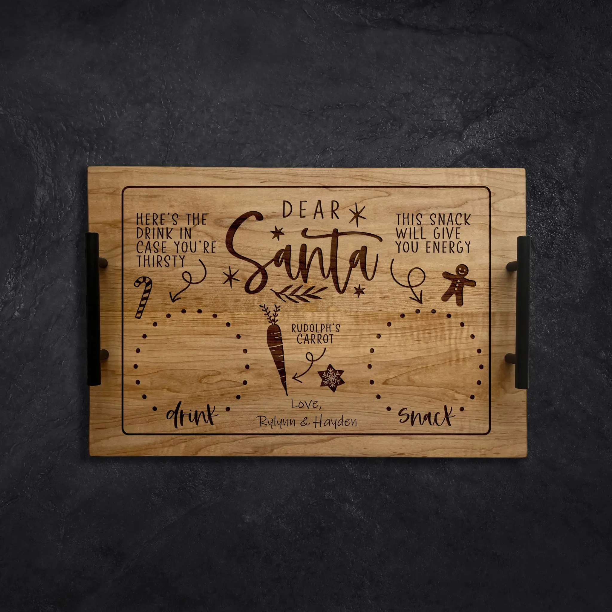 Dear Santa Personalized Serving Tray