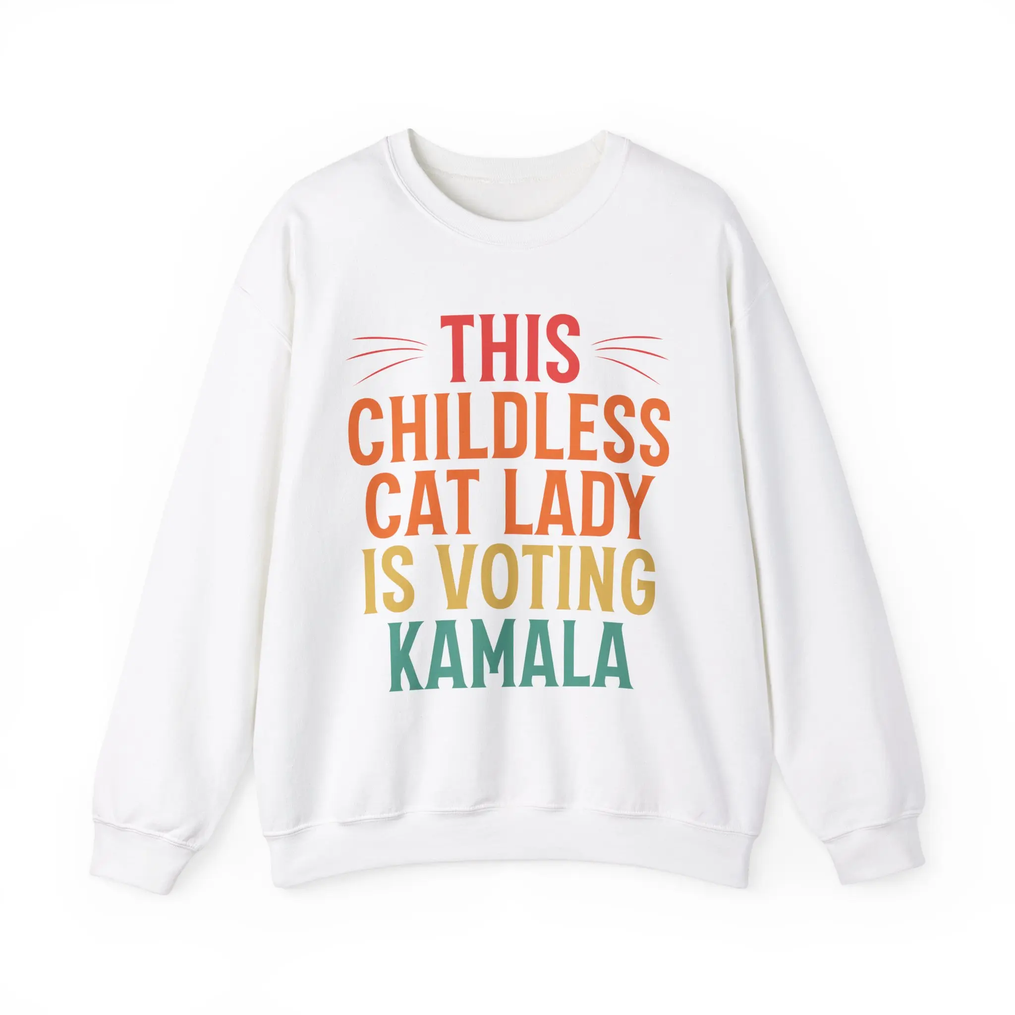 This Childless Cat Lady is Voting Kamla Shirt, Presidential election 2024 Kamala Harris Sweatshirt, Gift for Cat moms and Dads, Cat-themed
